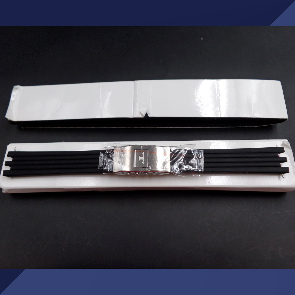 Jaeger Lecoultre Rubber Strap Gran Sport Reverso with JLC double b