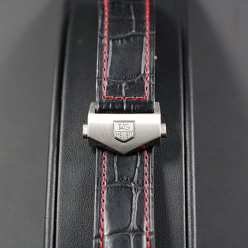 Tag Heuer buckle PC5014 with black leather strap - Original
