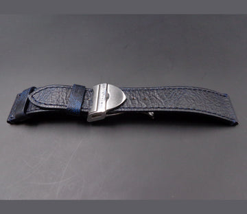Tudor blue strap with stainless steel buckle for model Heritage Black Bay Bleu