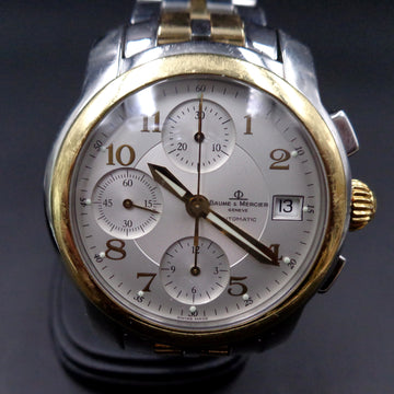 Baume & Mercier Capeland Chronograph with ref MV 045217 – 2 tons with automatic movement