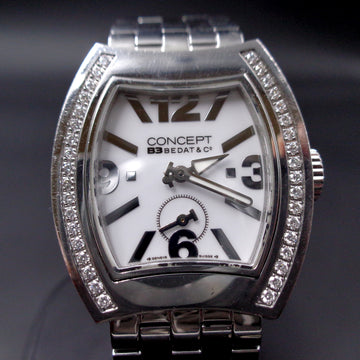 Bedat B3 Concept with ref CB03 in SS with diamond bezel in stainless steel
