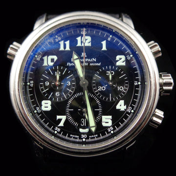 Blancpain Leman Flyback chronograph Split Second with ref 2086 in stainless steel – Serviced
