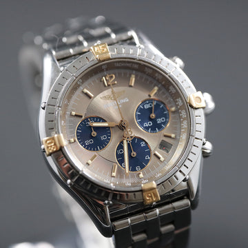 Gold dial Breitling Chrono Cockpit with Ref B30012 in SS and Gold and Automatic movt
