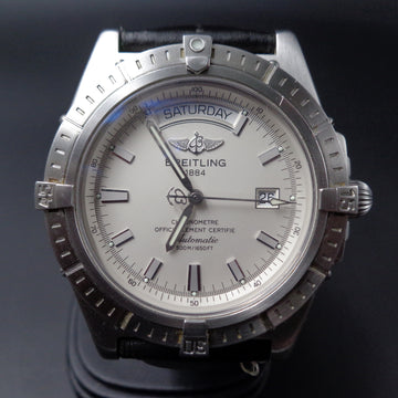 Breitling Headwind Day Date Ref A45355 in stainless steel