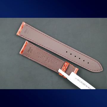 Camille Fournet brand-new light brown alligator strap made in France