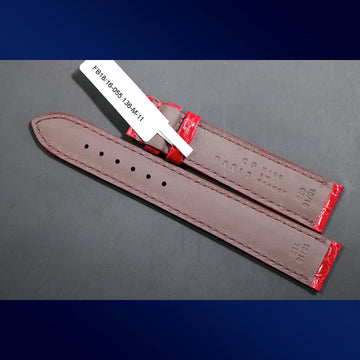 Camille Fournet brand-new Burgundy alligator strap made in France