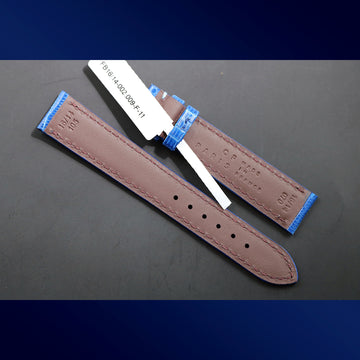 Camille Fournet brand-new blue lizard strap made in France