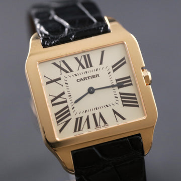Cartier Santos Dumont in 18K YG - Large size - Manual winding - Ref 2649 - Full Set - Serviced