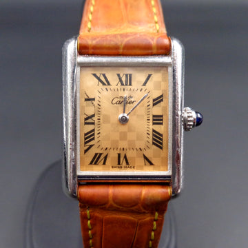 Cartier tank Must de with ref 2416 in silver 925 and quartz movt from 2002 - Full set