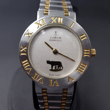 Corum Romulus Rhino with ref 24 103 21V 48 in SS and gold with quartz movt