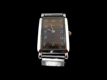 Gucci watch in silver, early 1970’s. Very rare and collectible for fashionistas
