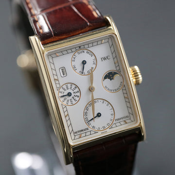 IWC - International Watch Co – Novecento with reference 3545 in 18K yellow gold – Service in July 2022 by IWC