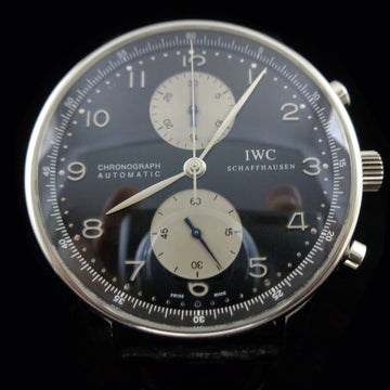 IWC – International Watch Co. – Portuguese chronograph -Reference 371404 – SS – Full set