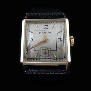 LeCoultre square in 14K solid yellow gold with movement 9 RO
