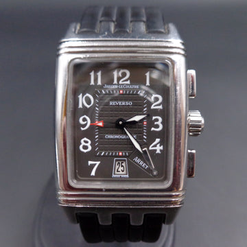 Jaeger Lecoultre Reverso Gran Sport Duoface Retrograde Chronograph ref 295.8.59 in stainless steel