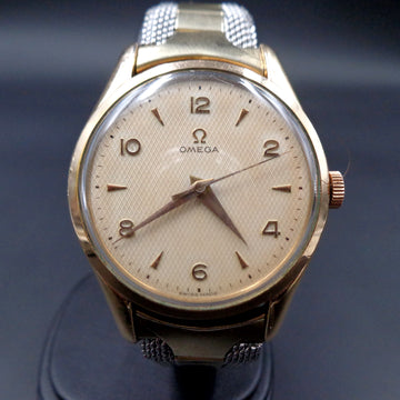 Omega 2504 with Honeycomb dial - Cal Omega 283 from 1952 (over sized) - Serviced