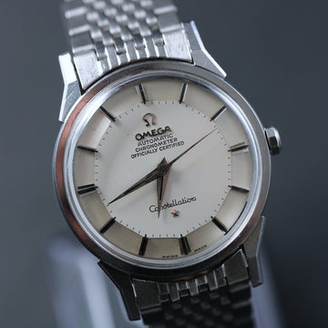 Omega Constellation Pie Pan aut chronometer in SS with Cal. 551 from 1962