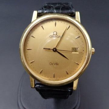 Omega De Ville in 18K yellow gold with quartz movement from 1991
