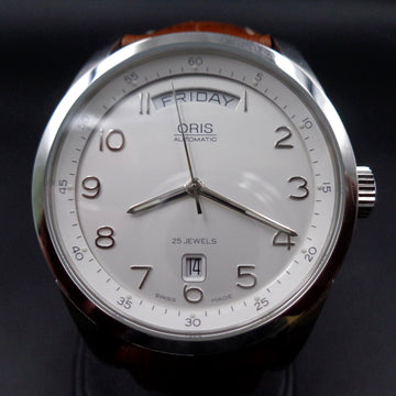 Oris 660-7531-4061 with day date calendar and caliber Oris 660 with 25 jewels