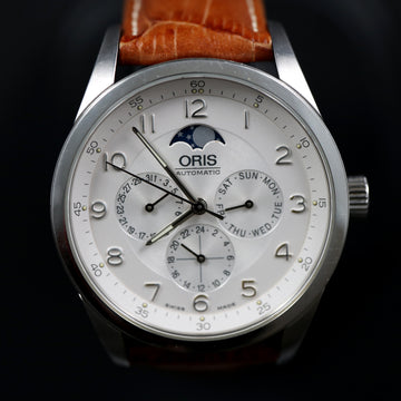 Oris complication 581-7516 with full calendar and automatic movt in SS - Full Set
