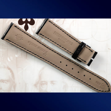Patek Philippe brand-new black alligator “Geneve” Cousu Main - strap D – D39
