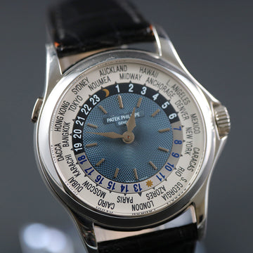 Patek Philippe World Time 5110P in platinum with caliber 240/188
