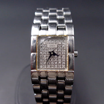 Raymond Weil tank with ref 5896 with diamond dial and quartz movt