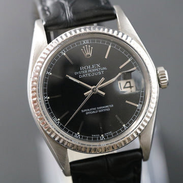 Rolex Oyster Perpetual Datejust 16030 with black dial – SS – Cal 3035 – 1979