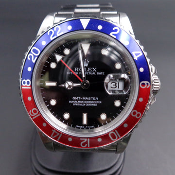 Rolex 16700 GMT Master stainless steel with pepsi bezel from 1990 – FULL SET