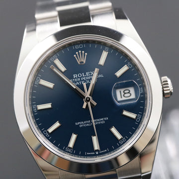 Rolex Oyster Perpetual Datejust 123600 blue dial – SS – 41mm - Cal 3235 – 2023