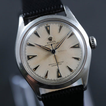 Rolex Oyster Perpetual Ref 6106 in SS bubble back with caliber A260 from 1962 - Serviced