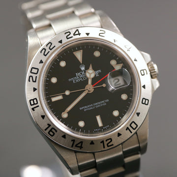 Rolex Oyster Perpetual Date Explorer II - Ref 16570 in SS- 2000 – Never polished