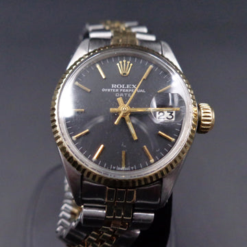 Rolex Oyster Perpetual Date - Ref 6517 in gold and stainless steel – Just serviced