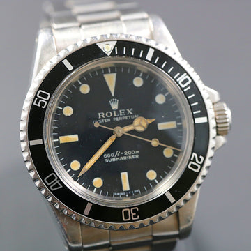 Rolex Oyster Perpetual Submariner 5513 Caliber 1520 from 1974 – Not polished – Recently serviced