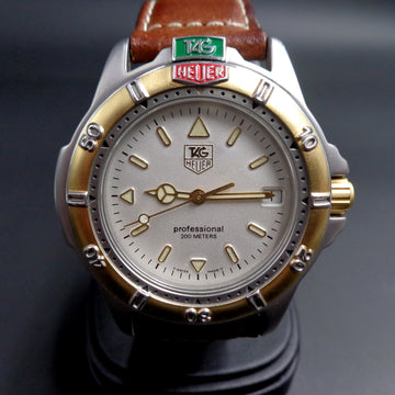Tag Heuer Professional with Ref WF1220 - in stainless steel and gold - Quartz movement
