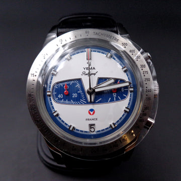 Yema Rallygraf Michel Vaillant chronograph in SS for comic book lovers