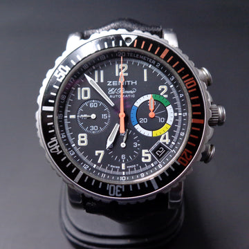 Zenith Rainbow flyback with ref 01.0480.405 in SS with caliber El Primero 405