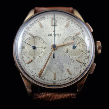 Zenith 18K yellow gold chronograph with caliber 146D