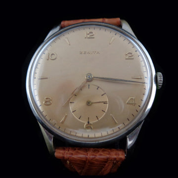 Zenith jumbo in stainless steel with caliber 126