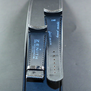 Zentih strap with ref 22-609 strap in black carbon fibre – Hand Made - NEW