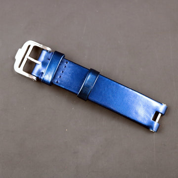 Baume & Mercier Linea Watch Blue Strap Band and Buckle - Pristine