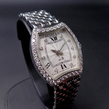 Bedat 3 with ref 304 in SS with diamond bezel in stainless steel