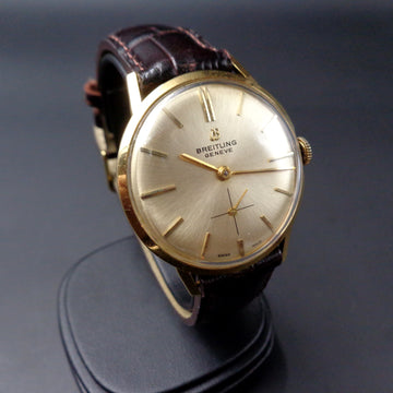 Breitling Geneve from the 1960’s in 18K yellow gold with caliber Felsa Peseux 330