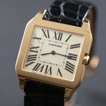 Cartier Santos Dumont in 18K YG - Large size - Manual winding - Ref 2649 - Full Set - Serviced