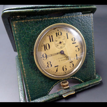 Cartier travel clock 8 days power reserve and quarter repeater function