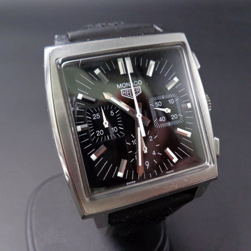 Heuer Monaco with black dial and caliber 17 – Full Set