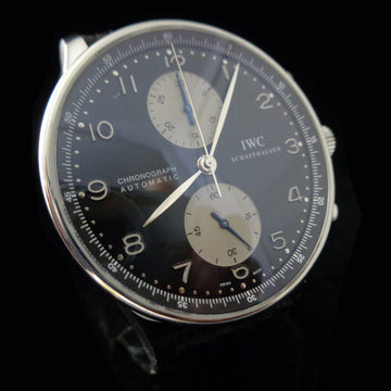 IWC – International Watch Co. – Portuguese chronograph -Reference 371404 – SS – Full set