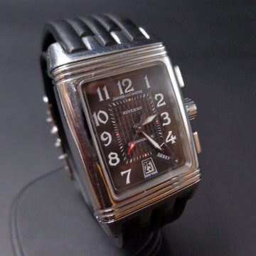 Jaeger Lecoultre Reverso Gran Sport Duoface Retrograde Chronograph ref 295.8.59 in stainless steel