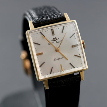 Movado Kingmatic in 14K YG with Ref 4295 and caliber 395