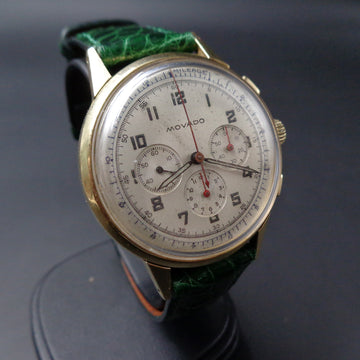 Movado M95 Chronograph in yellow gold